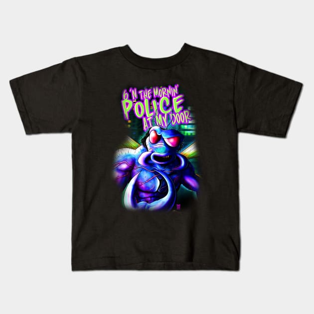 TMNT Mutant Mayhem Superfly Kids T-Shirt by nicitadesigns